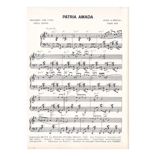 Pátria Amada  - Samba  (Edição Antiga)