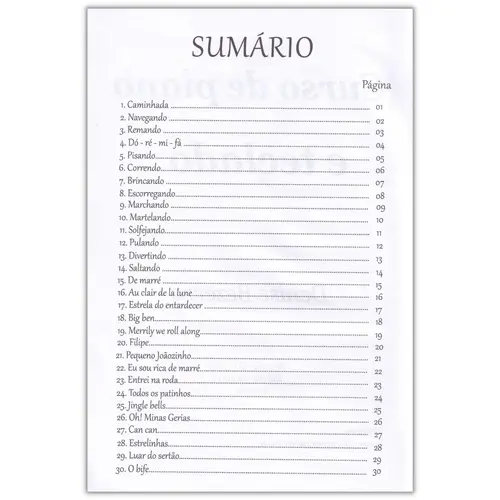 Curso de piano e teclado