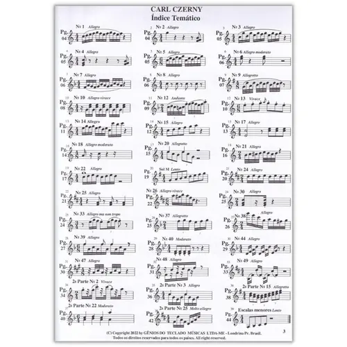 Carl Czerny vol.1 - Gênios do teclado