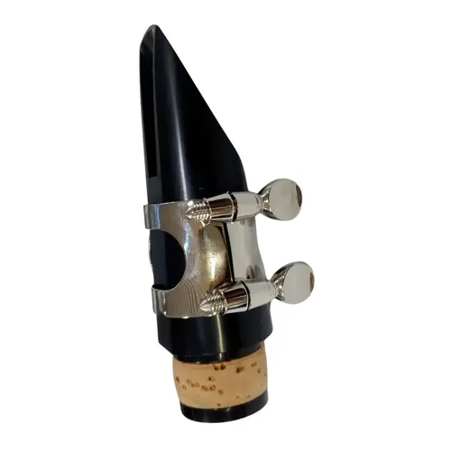 Boquilha para clarinete ABS com braçadeira e caps ABS Royal KL BC01
