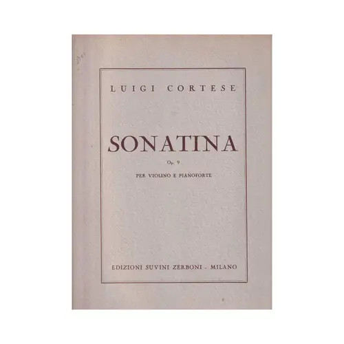 Sonatina - Op.9  (Edição Antiga)