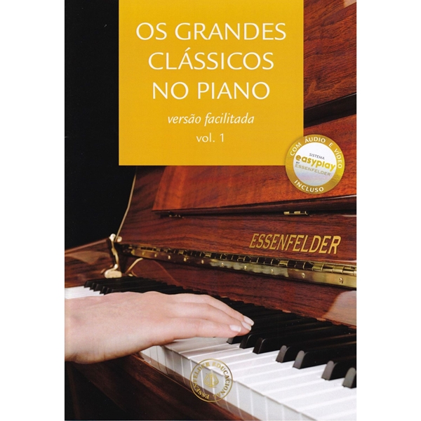 Os grandes clássicos no piano vol.1 - versão facilitada - Os grandes  clássicos no piano vol.1 - versão facilitada - Essenfelder Educacional