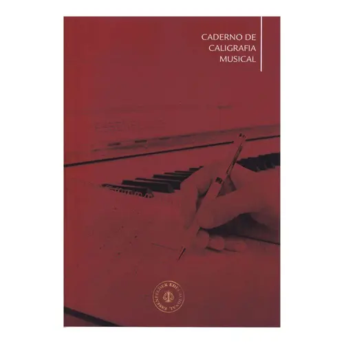 Caderno de caligrafia musical