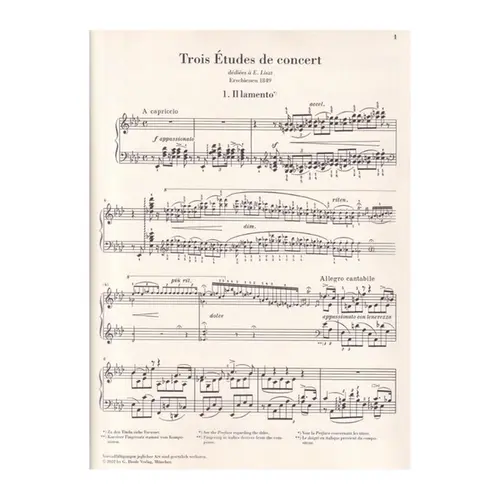 Trois études de concert