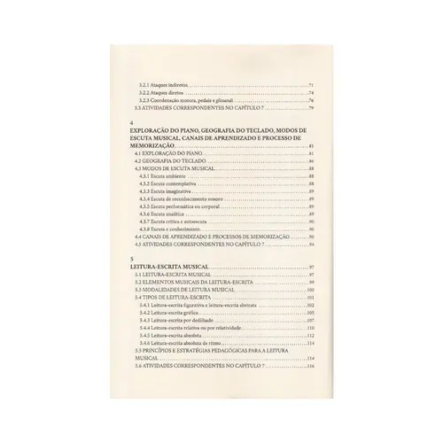 Formação do professor de piano - ensino de piano em grupo para iniciantes