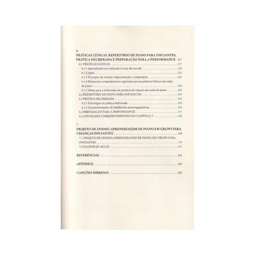 Formação do professor de piano - ensino de piano em grupo para iniciantes