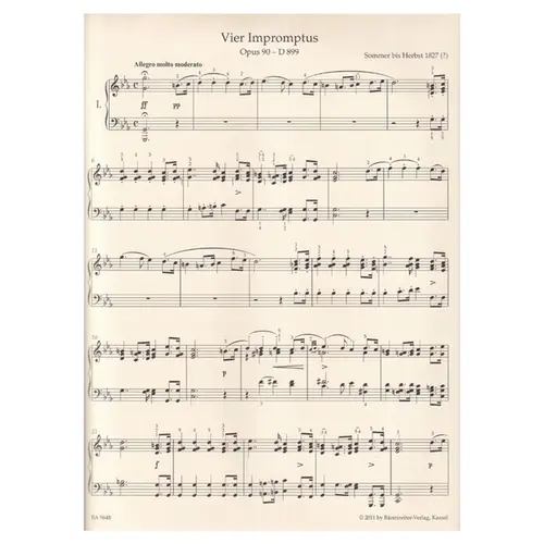 Impromptus Op.90- D 899 - Op.Post. 142 D935