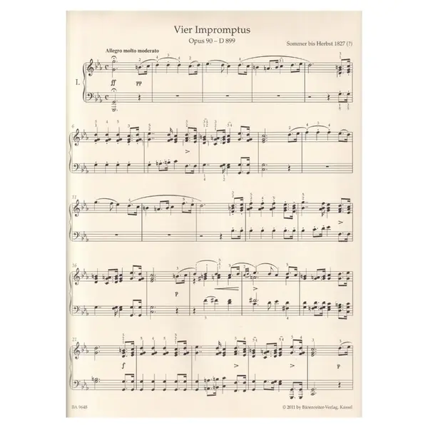 Impromptus Op.90- D 899 - Op.Post. 142 D935