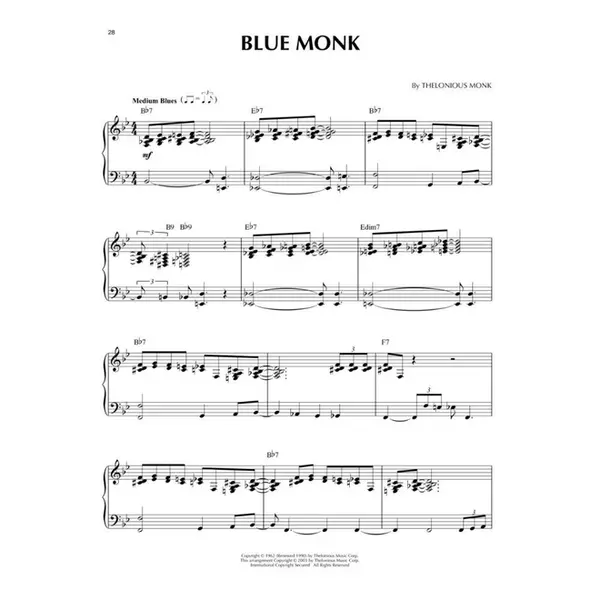 Jazz Blues - Jazz Piano Solos Series Vol. 2 - 2nd Edition