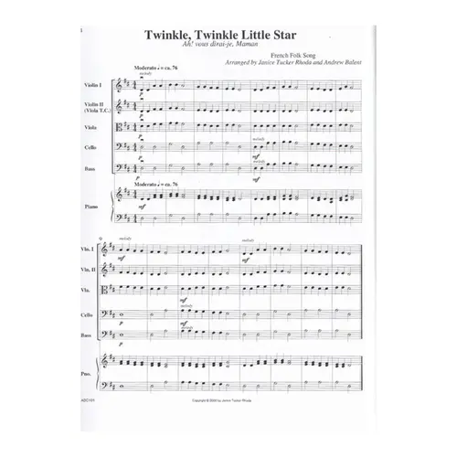 Abc's of string orchestra - full score
