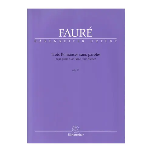 Trois Romances sans paroles for piano Op.17