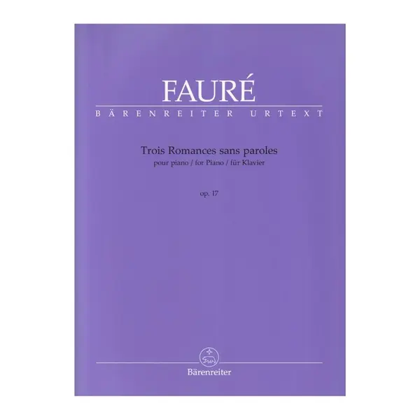Trois Romances sans paroles for piano Op.17