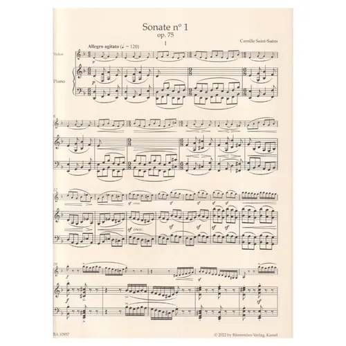 Sonata n.1 for Violin and Piano in D minor op. 75