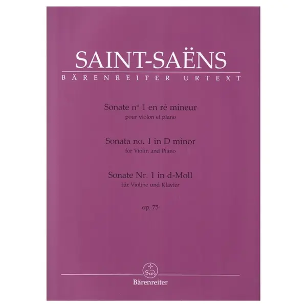 Sonata n.1 for Violin and Piano in D minor op. 75
