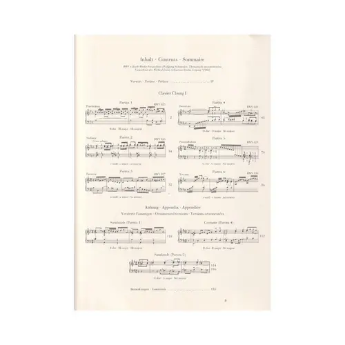 Six Partitas BWV 825-830 ( Capa dura)