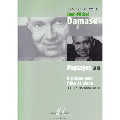 Paysages - 9 Pieces Pour Flute Et Piano