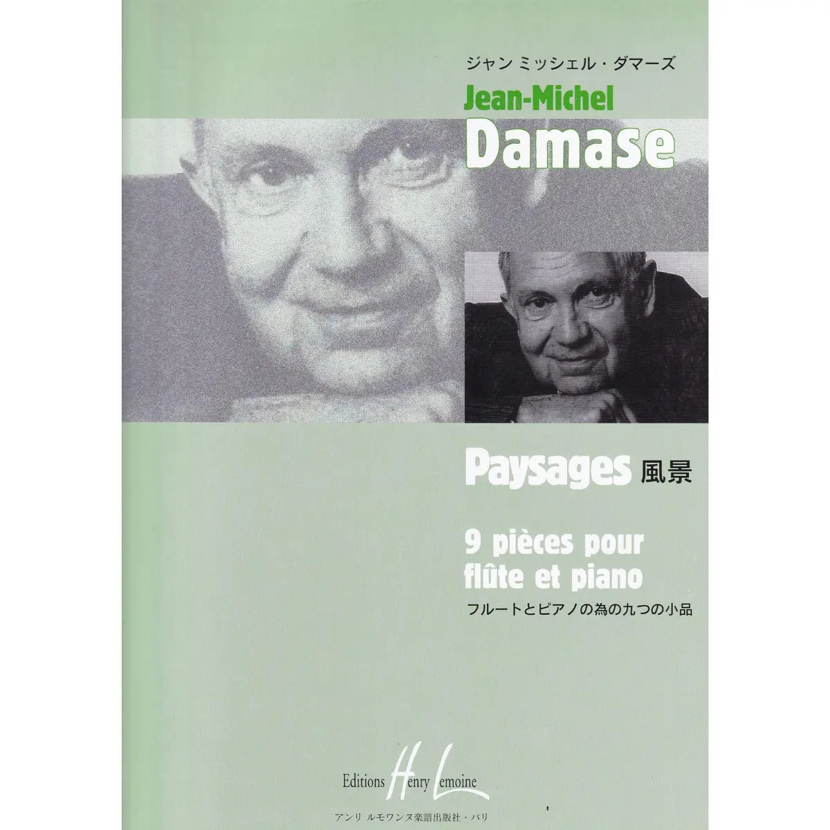 Paysages - 9 Pieces Pour Flute Et Piano