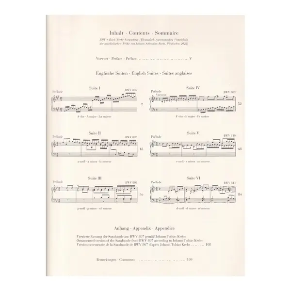 English Suites BWV 806-811