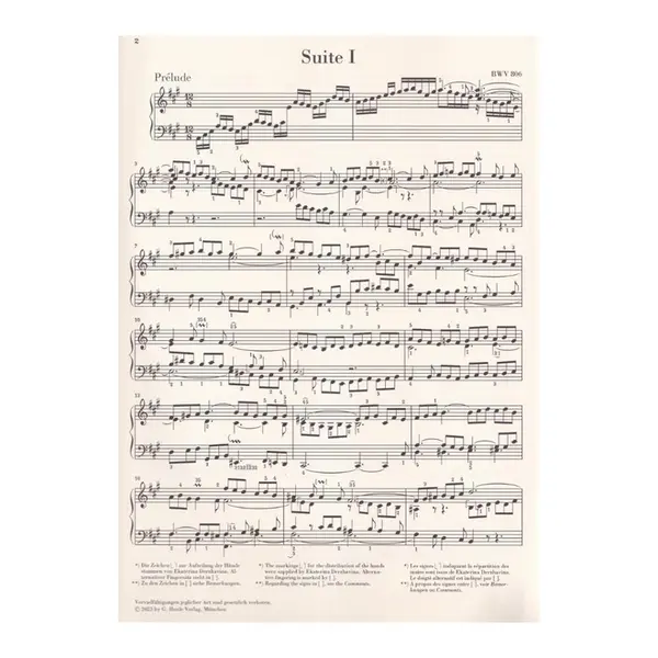 English Suites BWV 806-811