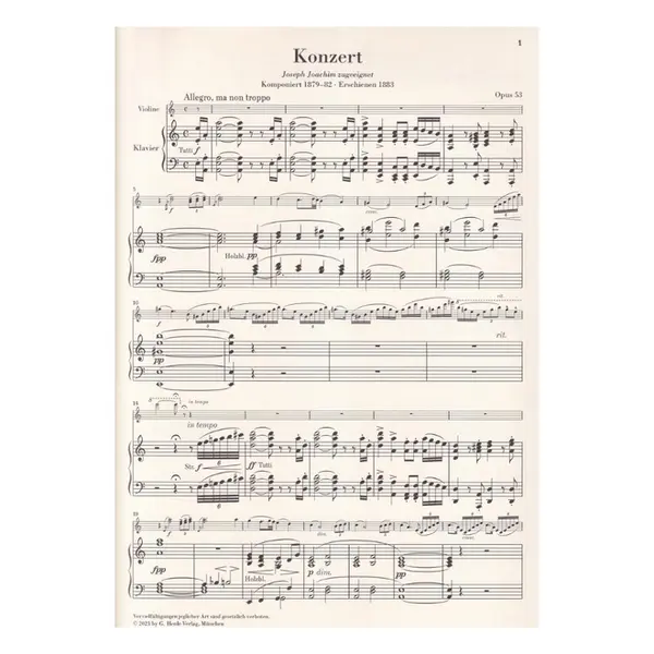 Violin Concerto a minor op. 53