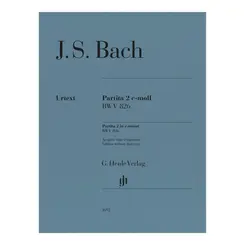 Partita no. 2 c minor BWV 826