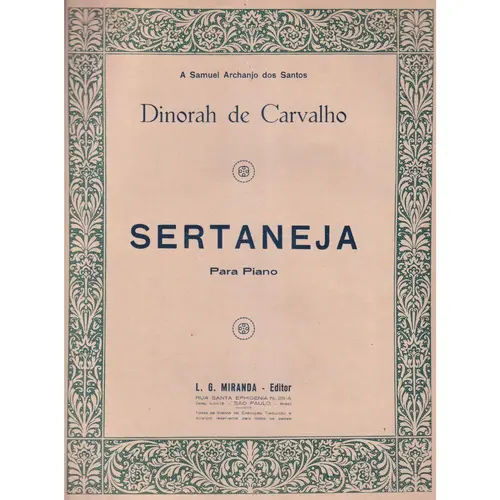 Sertaneja Para Piano  (Edição Antiga)