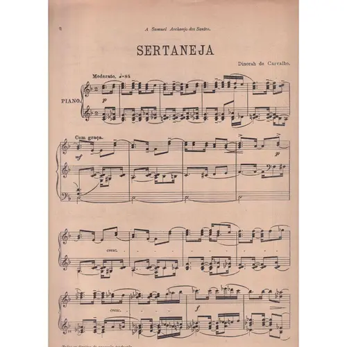 Sertaneja Para Piano  (Edição Antiga)