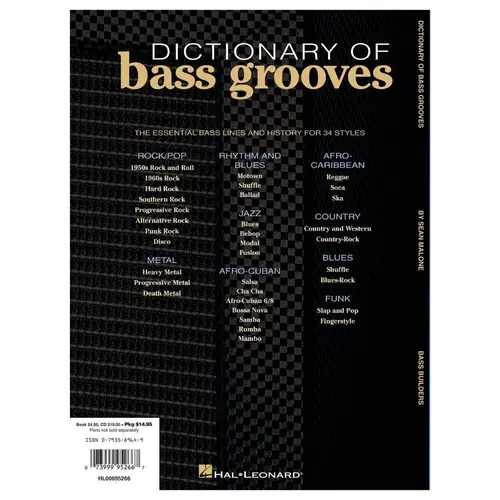 Dictionary of Bass Grooves