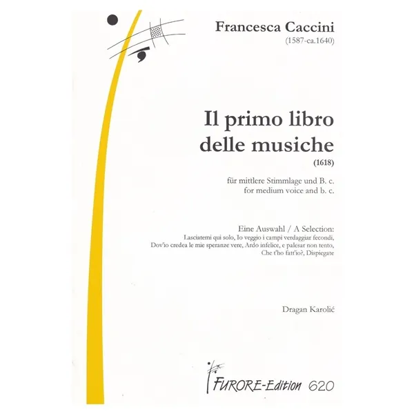 Il Primo Libro delle musiche (1618) for medium voice and b.c.
