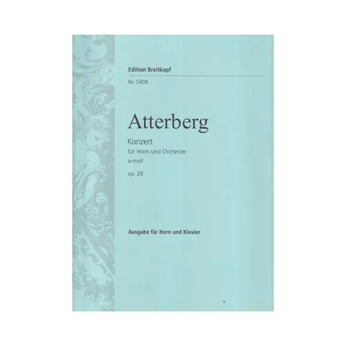 Horn Concerto in A minor Op. 28 - piano reduction