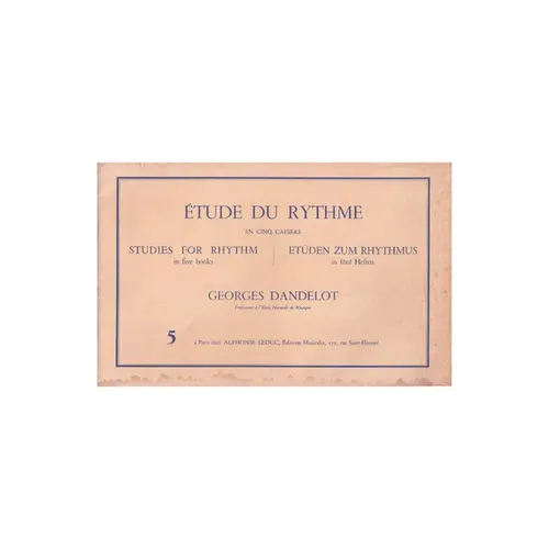 Etude du Rythme - Vol.5