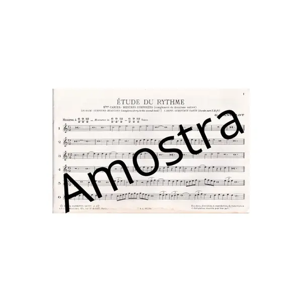 Etude du Rythme - Vol.5