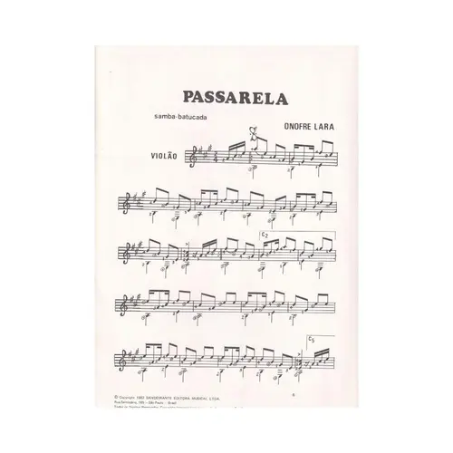 Passarela para Violão