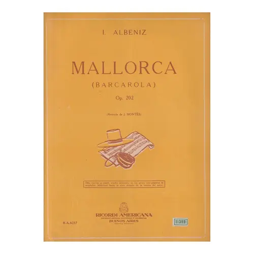 Mallorca - Barcarola - Op.202  (Edição Antiga)