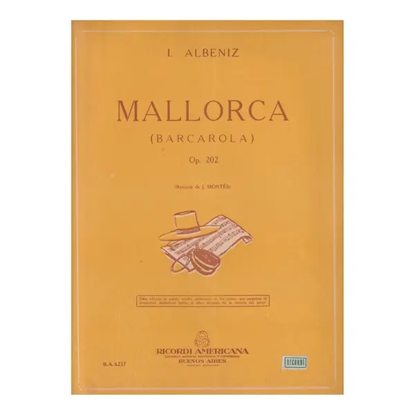 Mallorca - Barcarola - Op.202  (Edição Antiga)