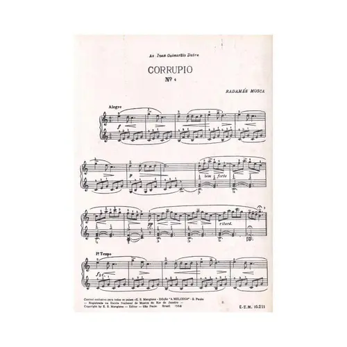 Corrupio para piano