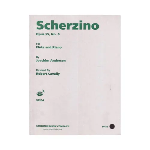 Scherzino Op.55 N.6 For Flute And Piano