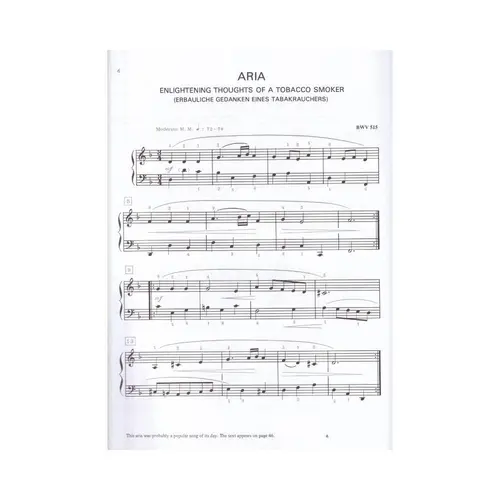 Selections From Anna Magdalena´S Notebook (Book Only) - Alfred Masterwork Edition