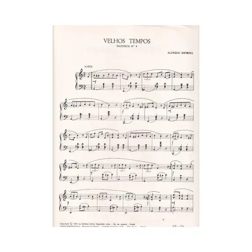 Velhos Tempos - Mazurca N.4 para piano