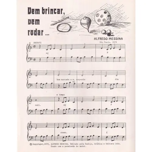 Vem Brincar, Vem Rodar... para piano