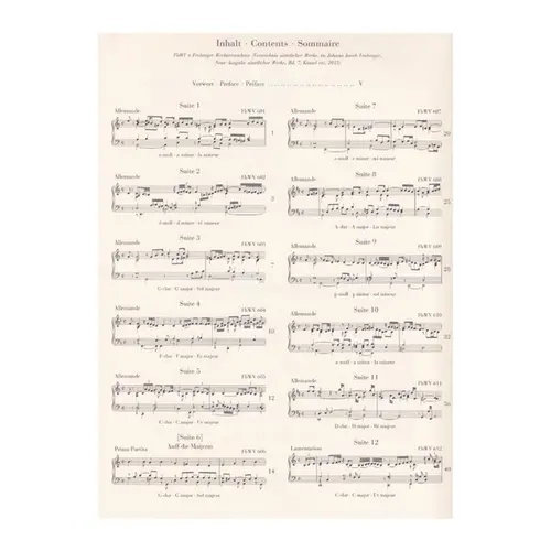 Suites for Harpsichord