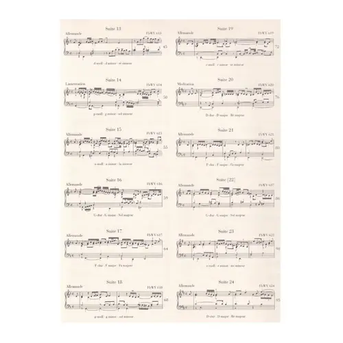Suites for Harpsichord