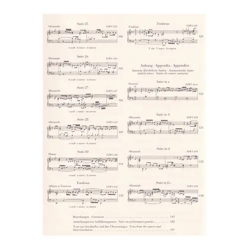 Suites for Harpsichord
