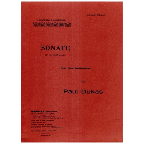 Sonate En Mi Bemol Mineur Pour Piano