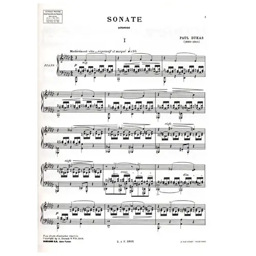 Sonate En Mi Bemol Mineur Pour Piano