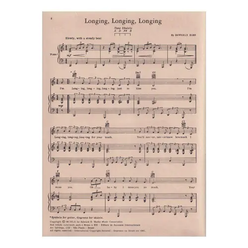 Longing, Longing, Longing