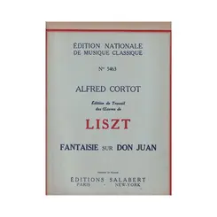 Fantaisie Sur Don Juan para piano (Rev. Cortot)