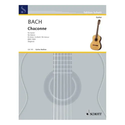 Chaconne D-Minor For Guitar Bwv 1004