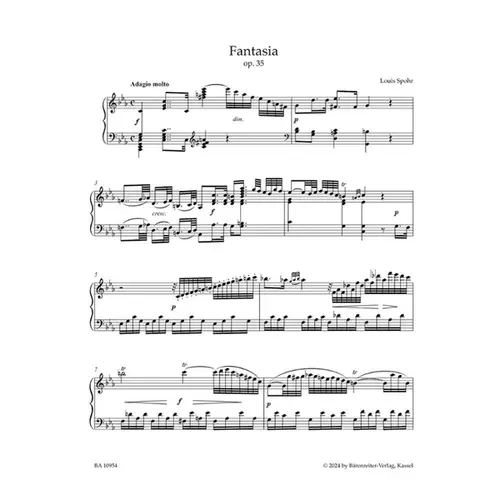 Fantasia for Harp in C minor op. 35