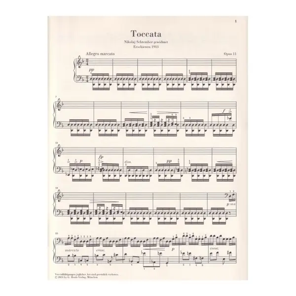 Toccata op. 11